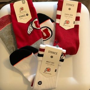 Stance NWT UofU women’s sock bundle